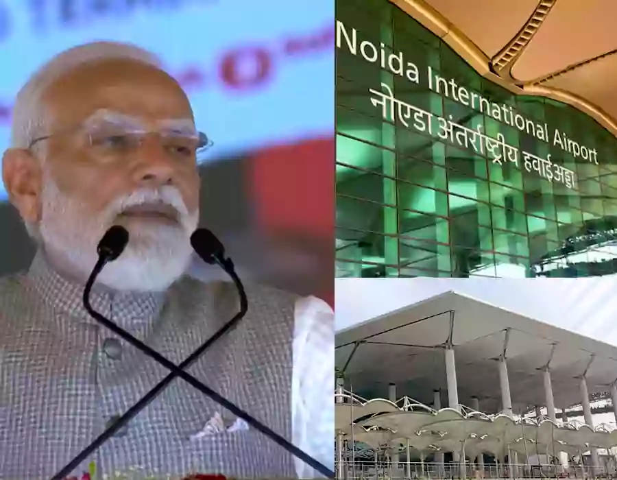 నోయిడా అంతర్జాతీయ విమానాశ్రయం మొదటి దశను ప్రారంభించిన మోదీ