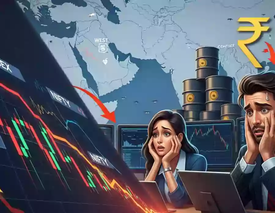 యుద్ధం ప్రభావంతో స్టాక్ మార్కెట్‌లో భారీ పతనం