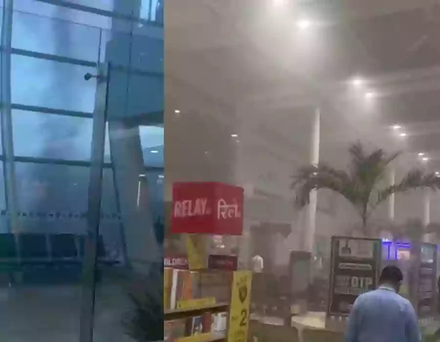 ముంబై అంతర్జాతీయ విమానాశ్రయంలో భారీ అగ్నిప్రమాదం.. మంటలార్పుతున్న ఫైర్ సిబ్బంది!