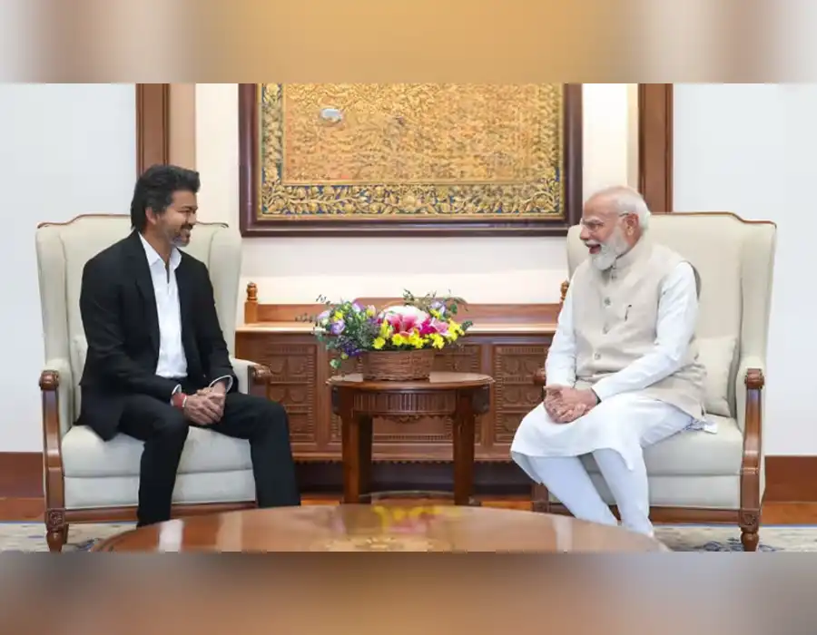 ప్రధాని మోదీతో సీఎం విజయ్ భేటీ.. పలు అంశాలపై చర్చ