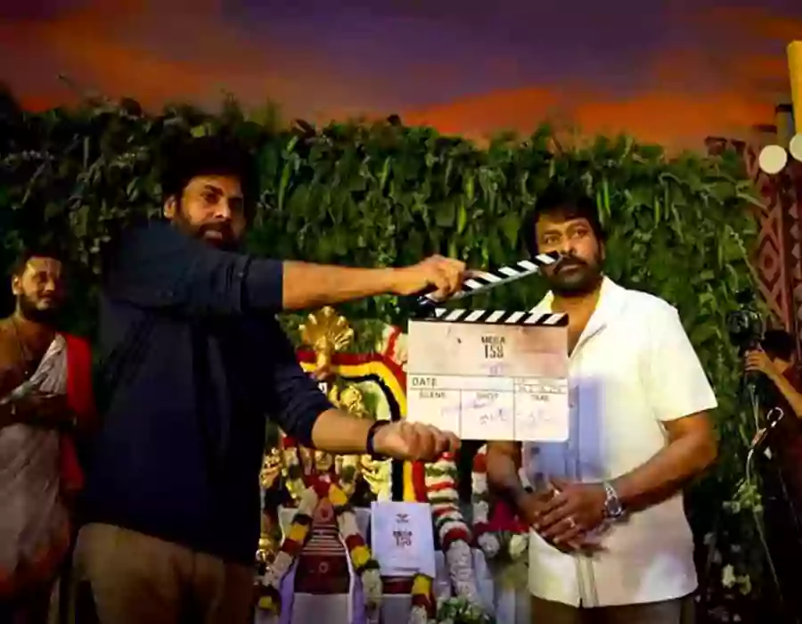 అన్నయ్య చిరంజీవి సినిమాకు క్లాప్ కొట్టిన తమ్ముడు పవన్ కళ్యాణ్..