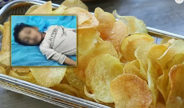 విషాదం.. బాలుడి ప్రాణం తీసిన చిప్స్ ప్యాకెట్