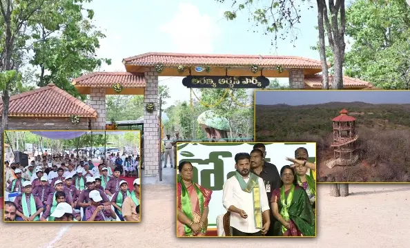 అరణ్య అర్బన్ పార్కును వర్చువల్‌గా ప్రారంభించిన సీఎం రేవంత్ రెడ్డి