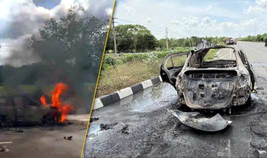 స్నేహితురాలితో గొడవ.. పెట్రోల్ బాంబు పేల్చుకుని యువకుడి సూసైడ్