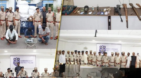 కామారెడ్డిలో అక్రమ ఆయుధాల ముఠా గుట్టురట్టు