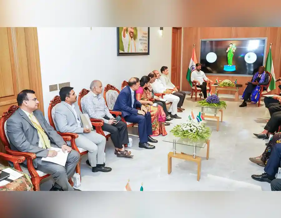 సీఎం రేవంత్‌తో దక్షిణాఫ్రికా డిప్యూటీ ప్రెసిడెంట్ భేటీ..