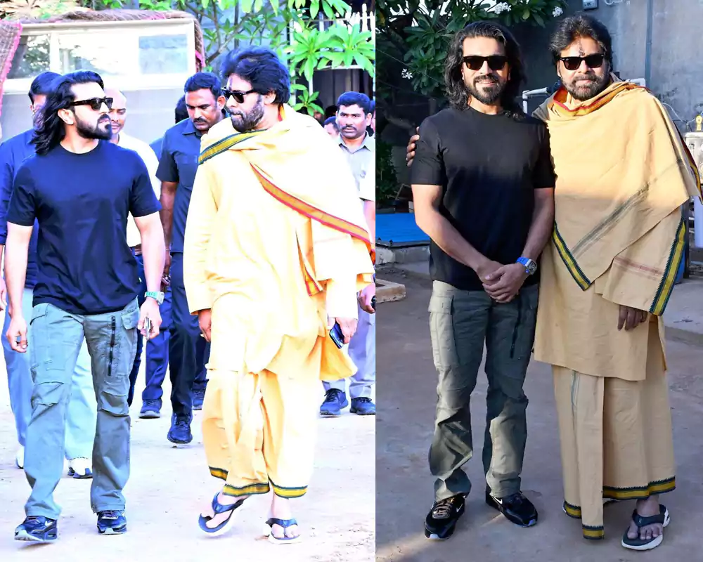 బాబాయ్ ఆశీస్సులు తీసుకున్న అబ్బాయ్..డిప్యూటీ సీఎంను కలిసిన రామ్‌చరణ్!
