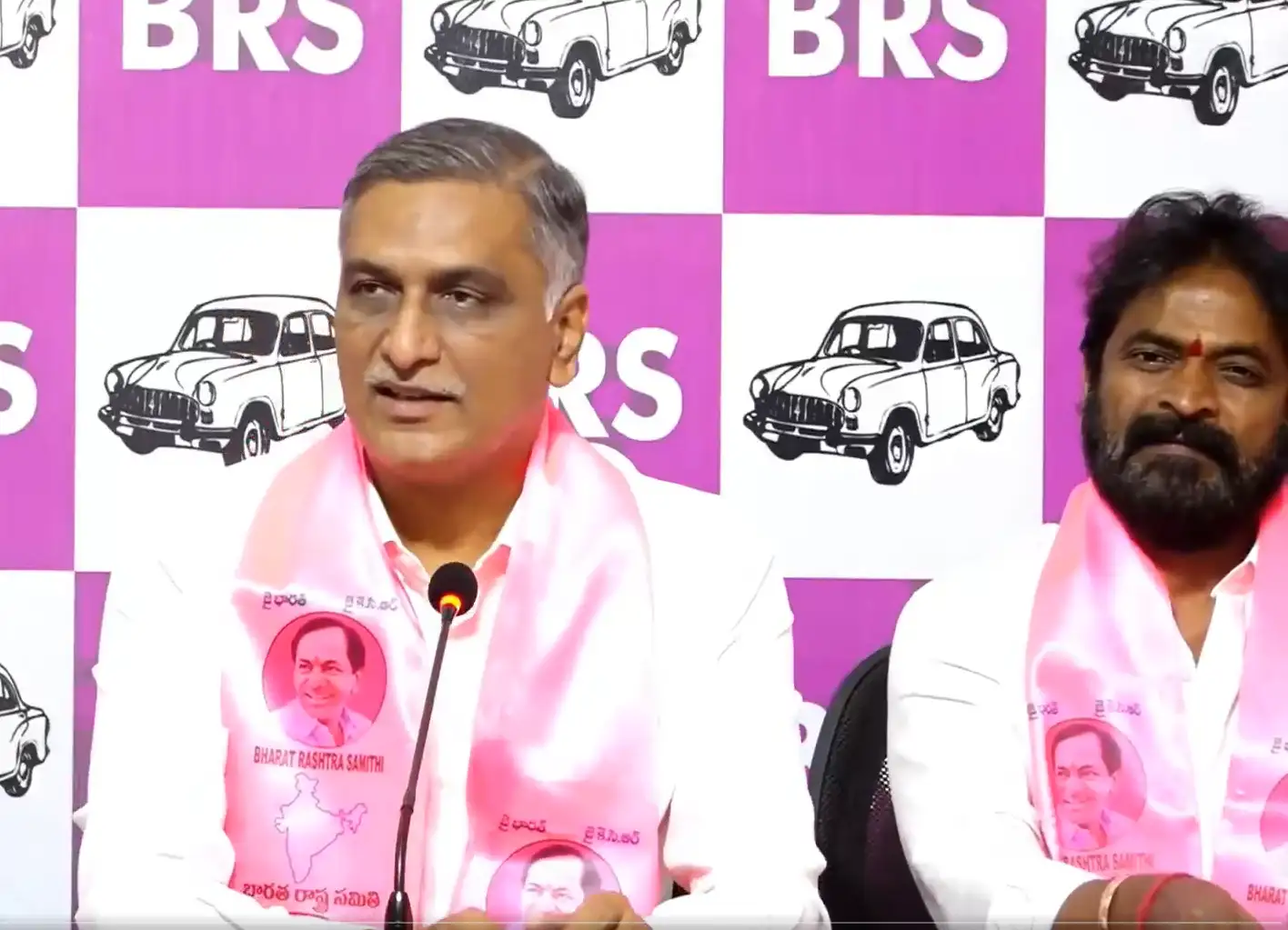 వెలిగొండకు కృష్ణా జలాల తరలింపు..రేవంత్ రెడ్డిపై హరీశ్ రావు విమర్శలు