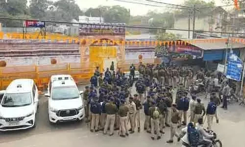 భోజ్‌శాల కాంప్లెక్ వద్ద శుక్రవారం ప్రార్ధనలు