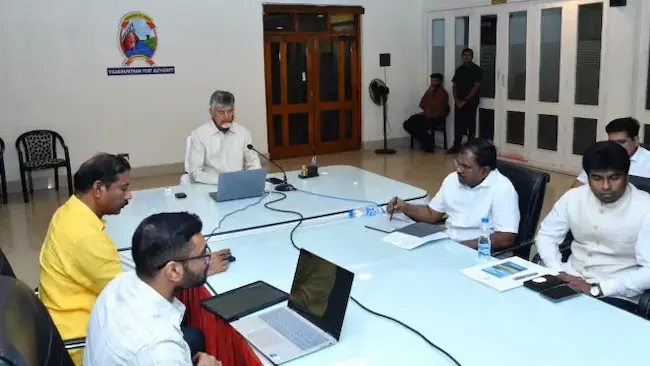 భోగాపురం ఎయిర్‌పోర్ట్ ఏర్పాట్లపై సీఎం చంద్రబాబు టెలీకాన్ఫరెన్స్