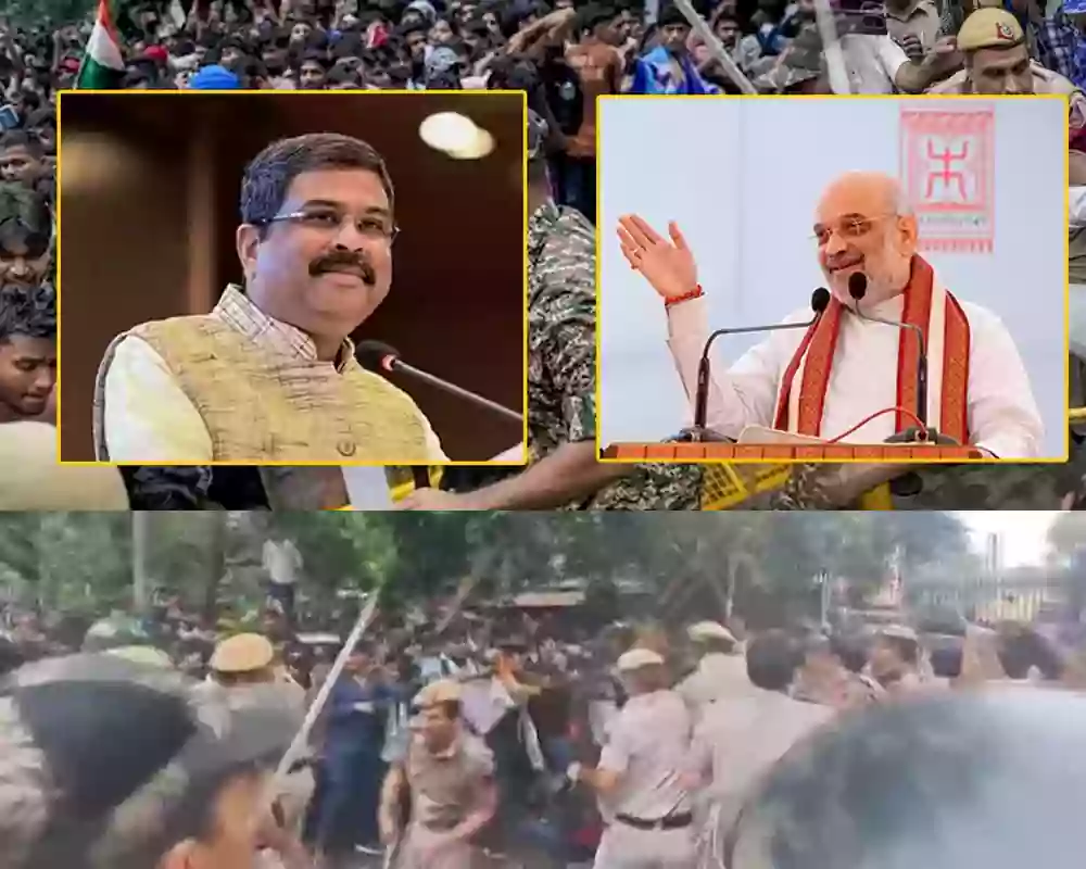 సీజేపీ ఆందోళ‌న‌లు.. అమిత్ షాతో ధ‌ర్మేంద్ర భేటీ!