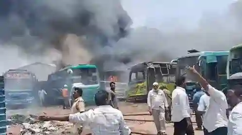 ఆటోనగర్‌లో భారీ అగ్నిప్రమాదం..