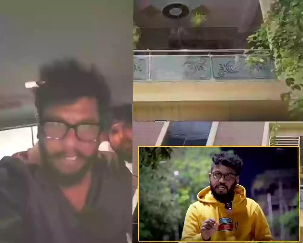 ప్రశ్న రావణ్ నివాసంలో ఏపీ పోలీసుల సోదాలు