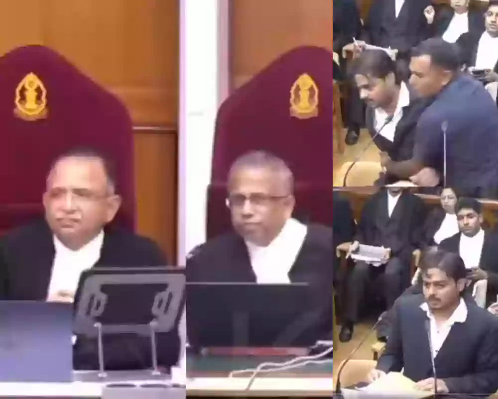 సుప్రీంకోర్టులో వ్యక్తి హల్చల్.. జడ్జిలు షాక్!