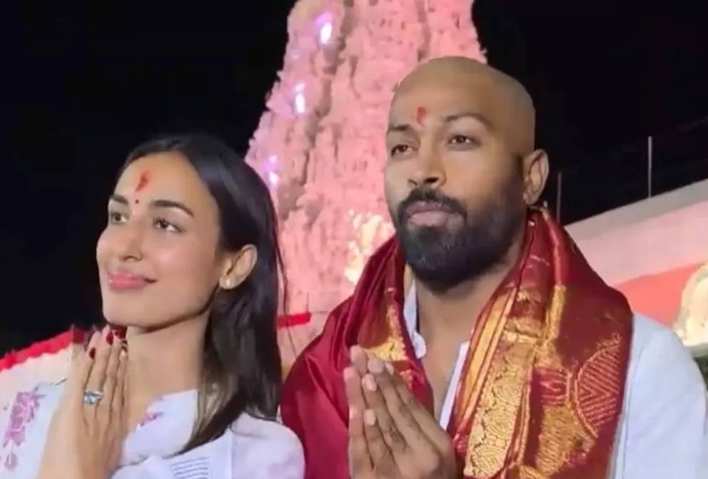 ప్రియురాలితో తిరుమ‌ల‌కు హార్థిక్ పాండ్యా