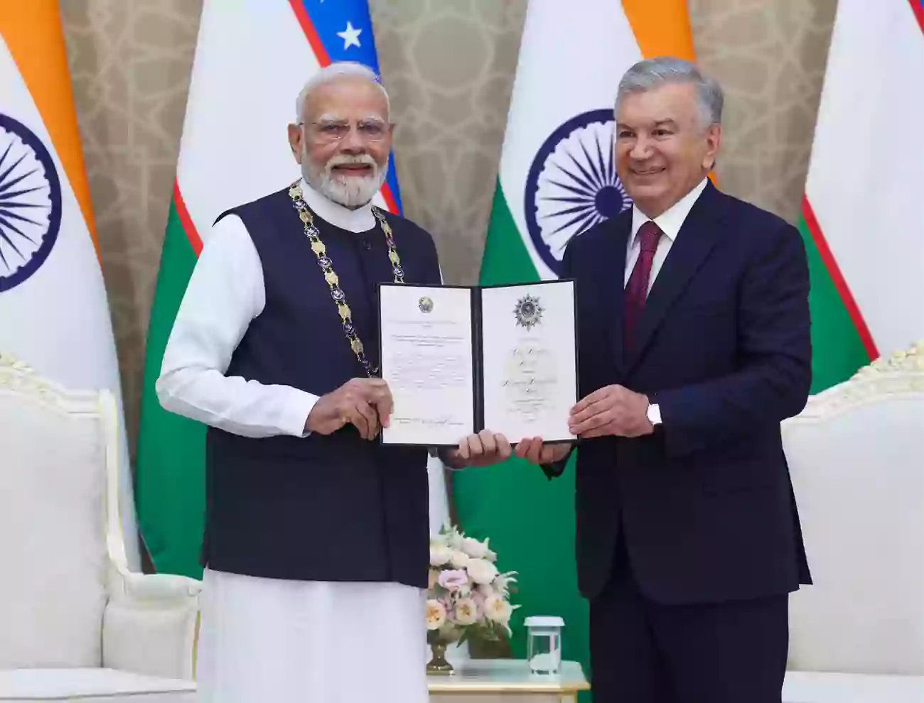 ప్రధాని మోదీకి ఉజ్బెకిస్థాన్ అత్యున్నత పురస్కారం