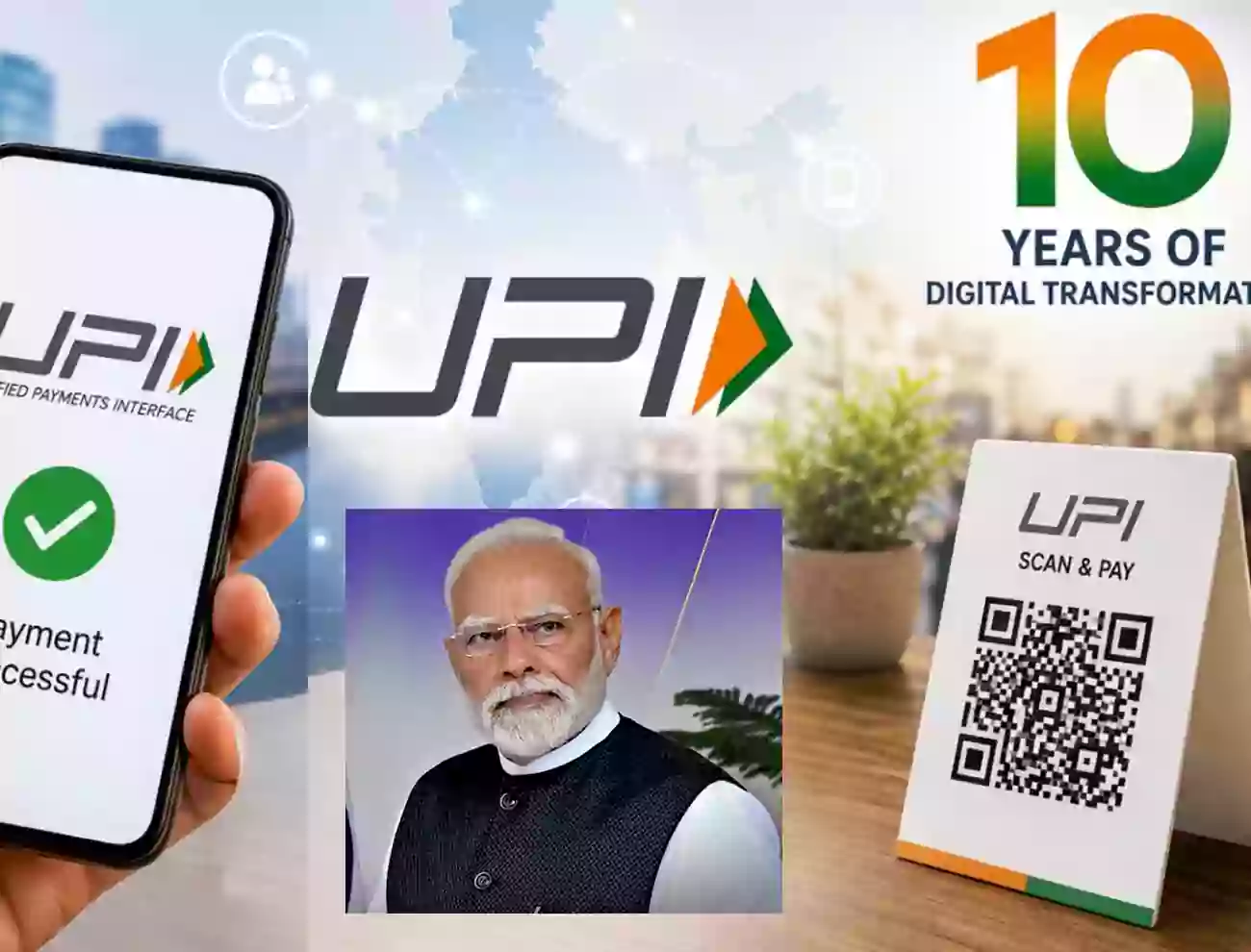 UPIకి 10 ఏళ్లు పూర్తి.. ప్రధాని మోదీ ప్రత్యేక సందేశం..
