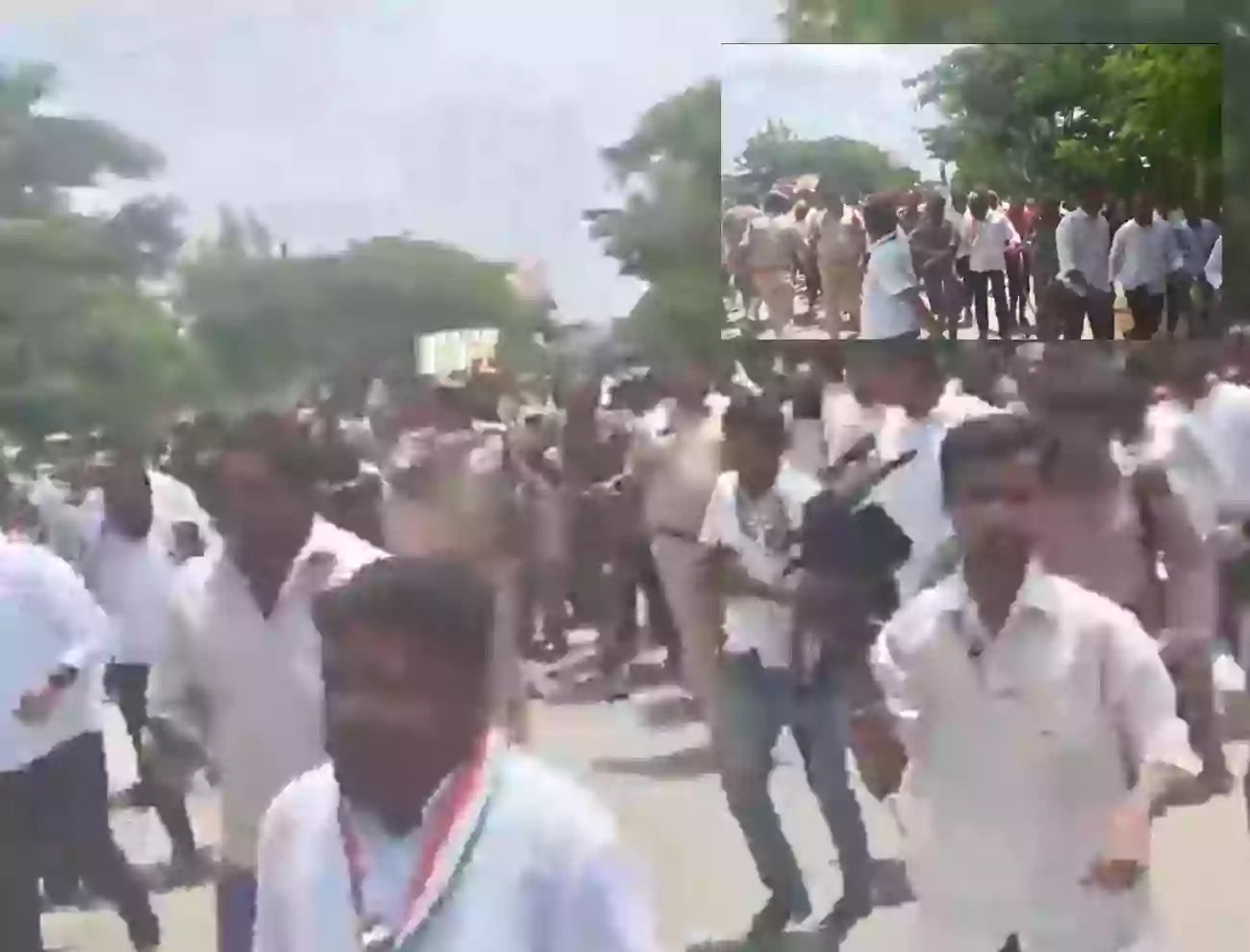 ఎర్రవల్లిలో తీవ్ర ఉద్రిక్తత.. భారీగా మోహరించిన పోలీసులు