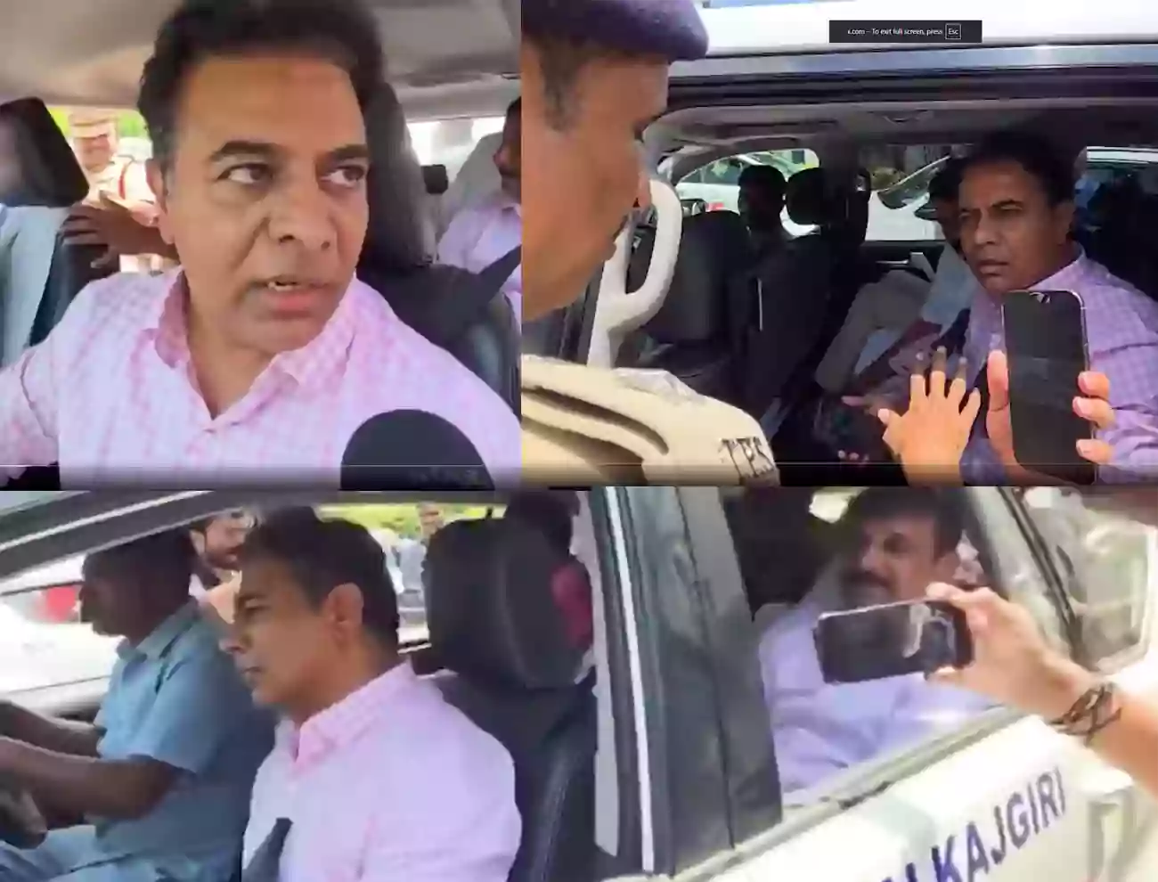 కేటీఆర్ అరెస్ట్.. హకీంపేటలో భారీ ఆందోళన!