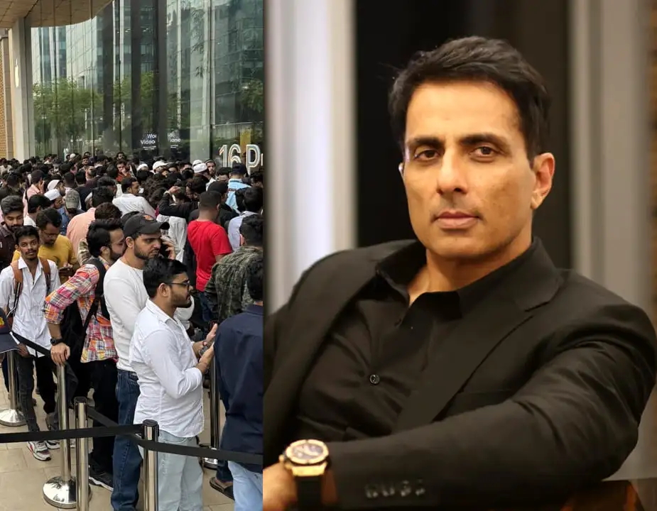 ఐఫోన్ 18 ప్రో కోసం భారీ క్యూ.. సోనూ సూద్ రియాక్షన్ వైరల్..