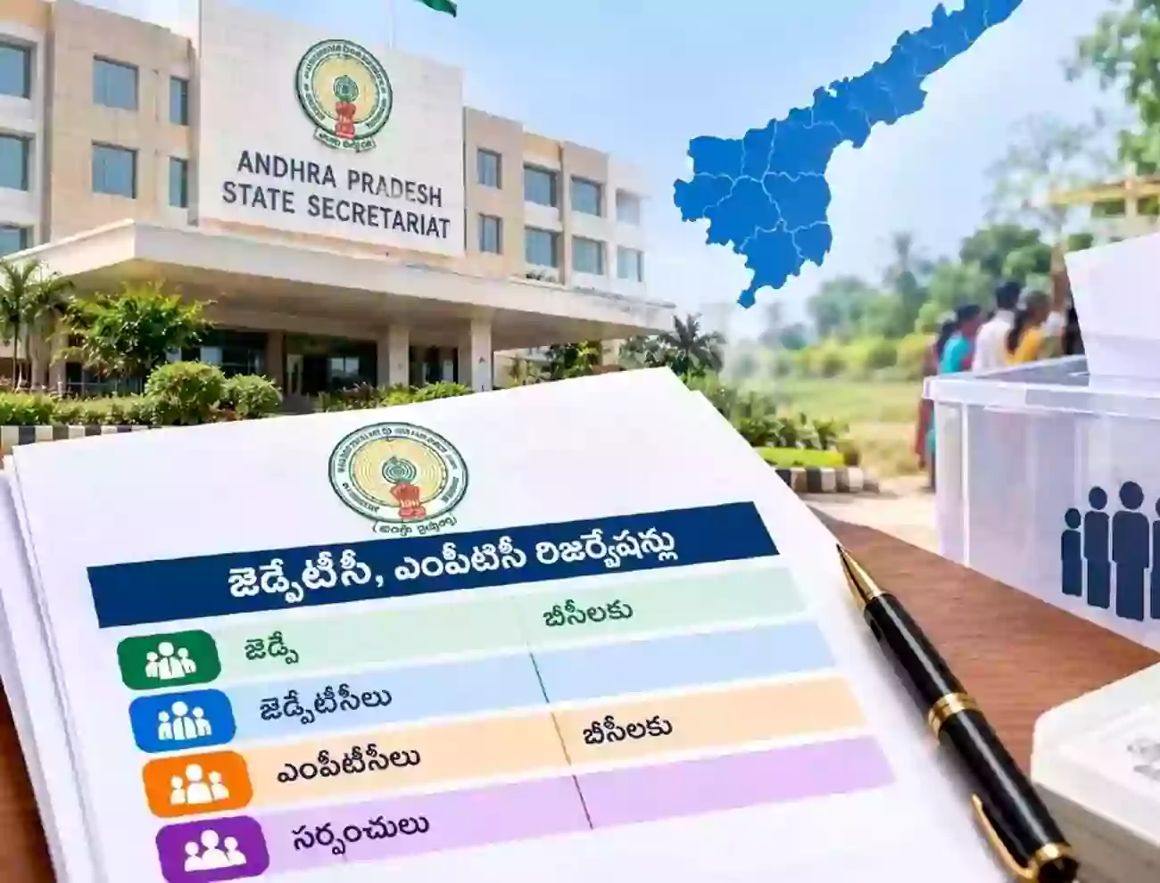 ఏపీలో జెడ్పీటీసీ, ఎంపీటీసీ స్థానాలకు రిజర్వేషన్లు ఖరారు.. ఉత్తర్వులు జారీ